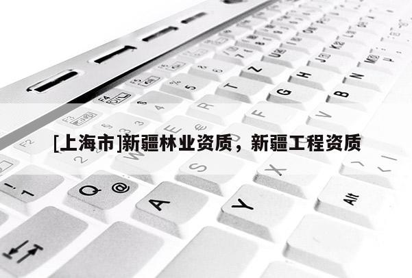 [上海市]新疆林业资质，新疆工程资质