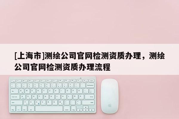 [上海市]测绘公司官网检测资质办理，测绘公司官网检测资质办理流程