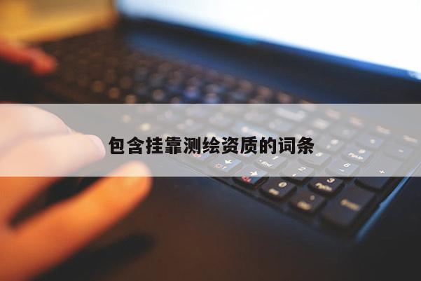 包含挂靠测绘资质的词条