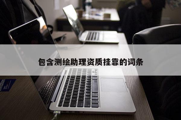 包含测绘助理资质挂靠的词条