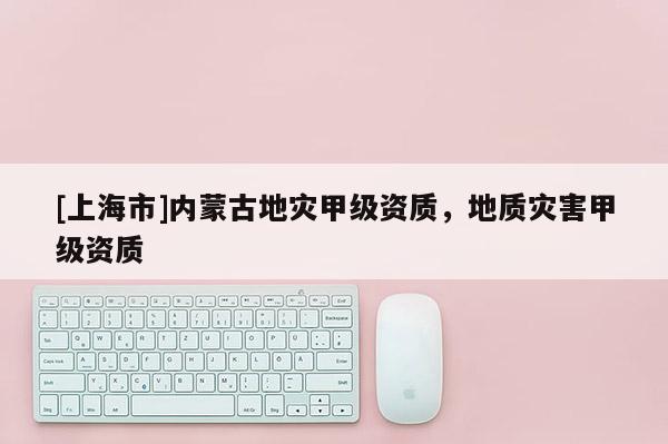 [上海市]内蒙古地灾甲级资质，地质灾害甲级资质