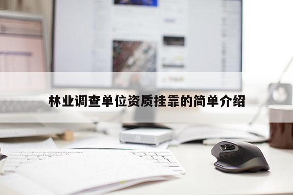 林业调查单位资质挂靠的简单介绍