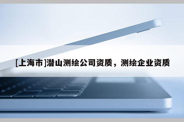 [上海市]潜山测绘公司资质，测绘企业资质