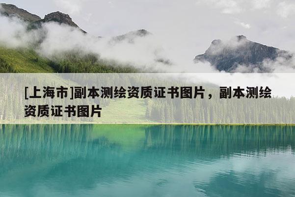 [上海市]副本测绘资质证书图片，副本测绘资质证书图片