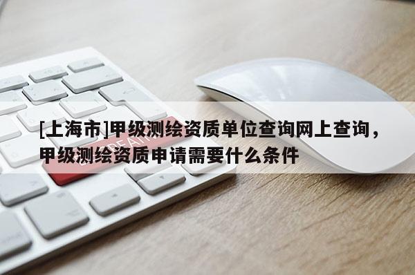[上海市]甲级测绘资质单位查询网上查询，甲级测绘资质申请需要什么条件