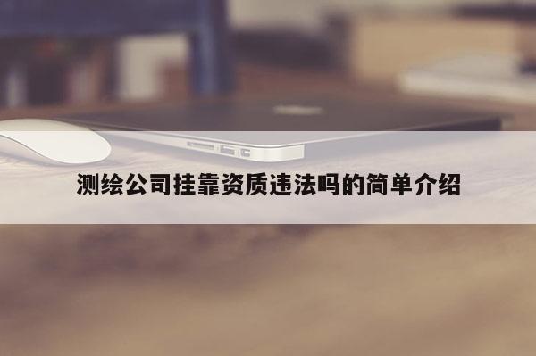 测绘公司挂靠资质违法吗的简单介绍