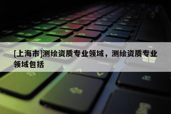 [上海市]测绘资质专业领域，测绘资质专业领域包括