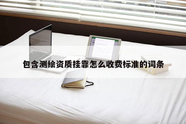 包含测绘资质挂靠怎么收费标准的词条