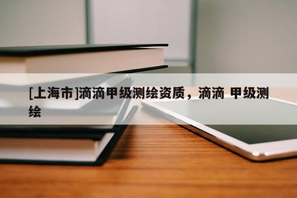 [上海市]滴滴甲级测绘资质，滴滴 甲级测绘