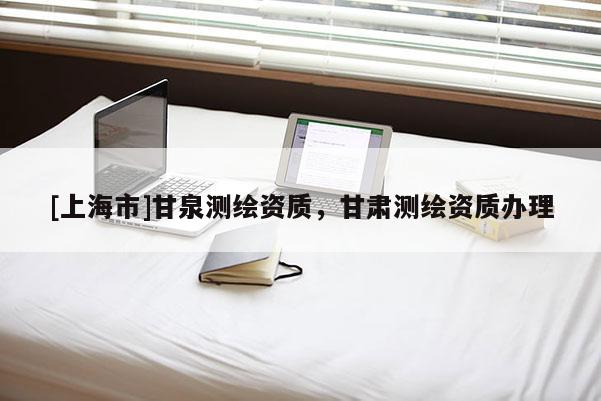 [上海市]甘泉测绘资质，甘肃测绘资质办理