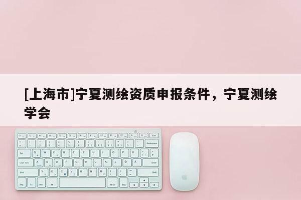 [上海市]宁夏测绘资质申报条件，宁夏测绘学会