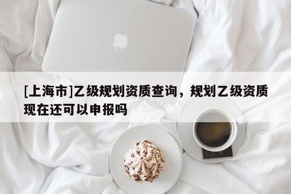[上海市]乙级规划资质查询，规划乙级资质现在还可以申报吗